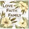 Love, Faith, Family by Kelley Talent 12" x 12" Canvas Wall Art